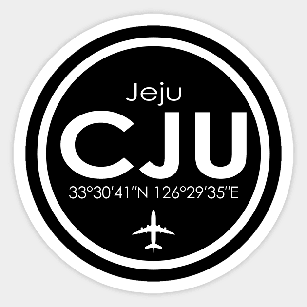 CJU, Jeju International Airport Sticker by Fly Buy Wear